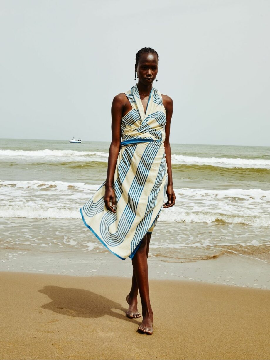 Chaleco Pareo Kaia Waves Azul