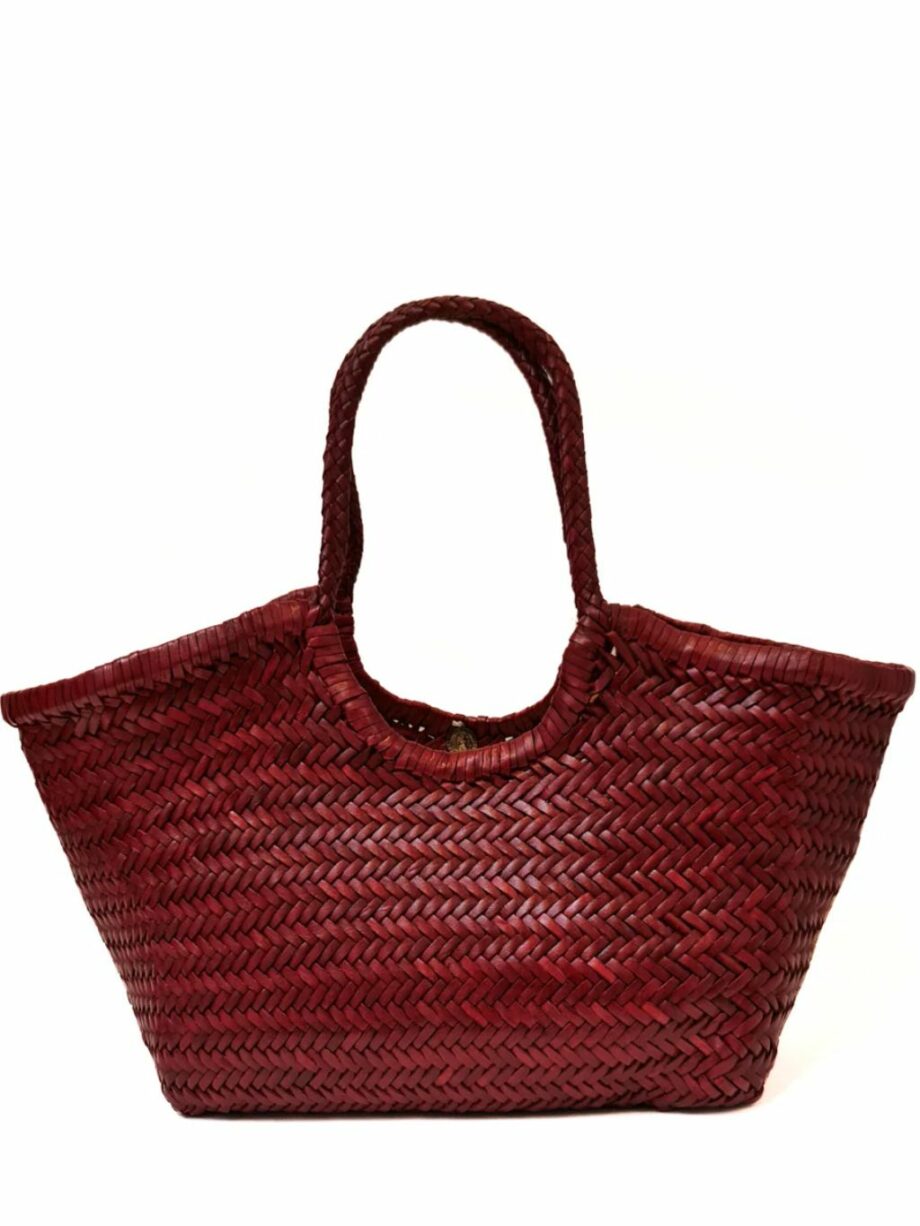 Bolso Nantucket Basket Big Bordeaux