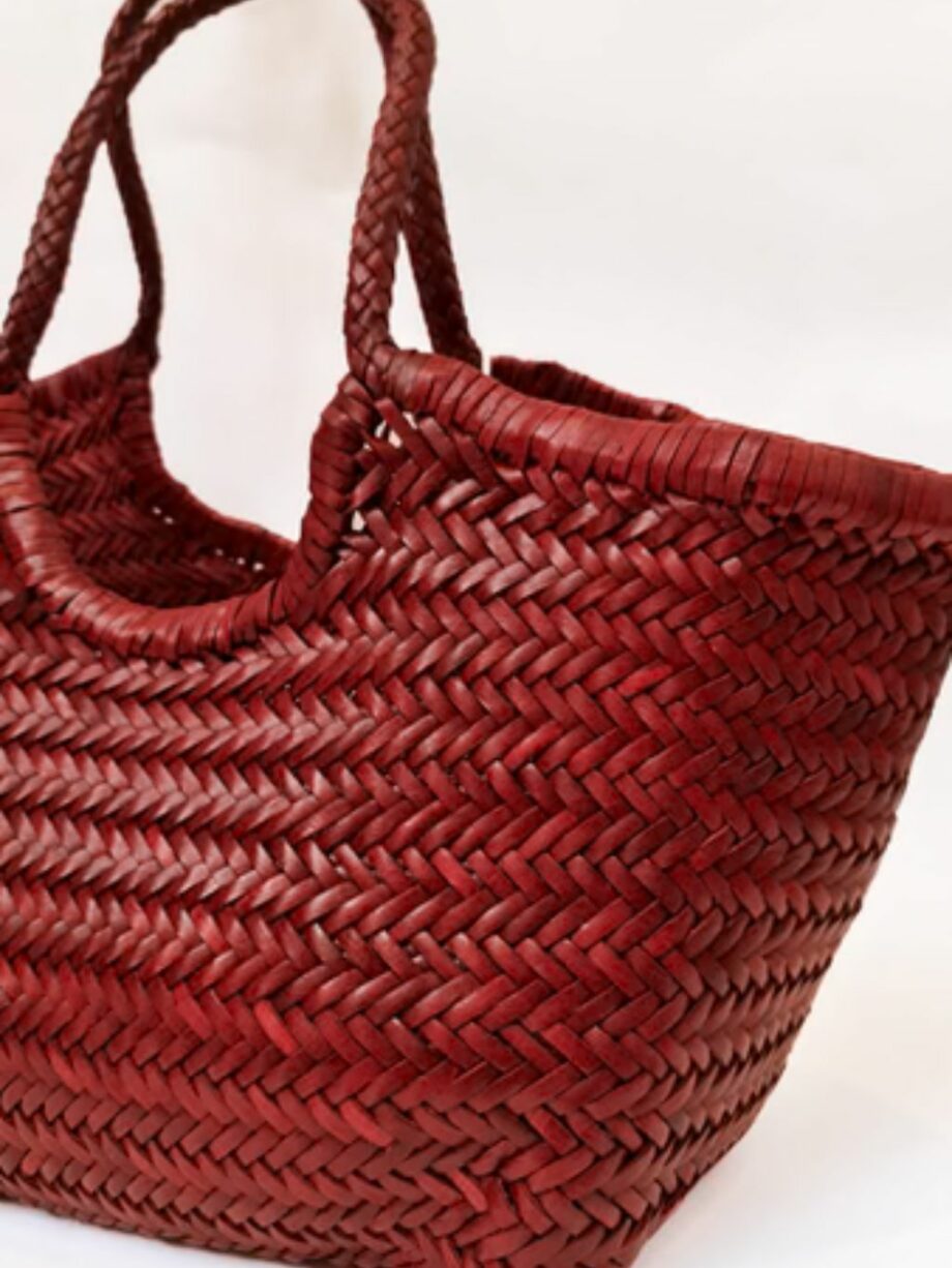 Bolso Nantucket Basket Big Bordeaux
