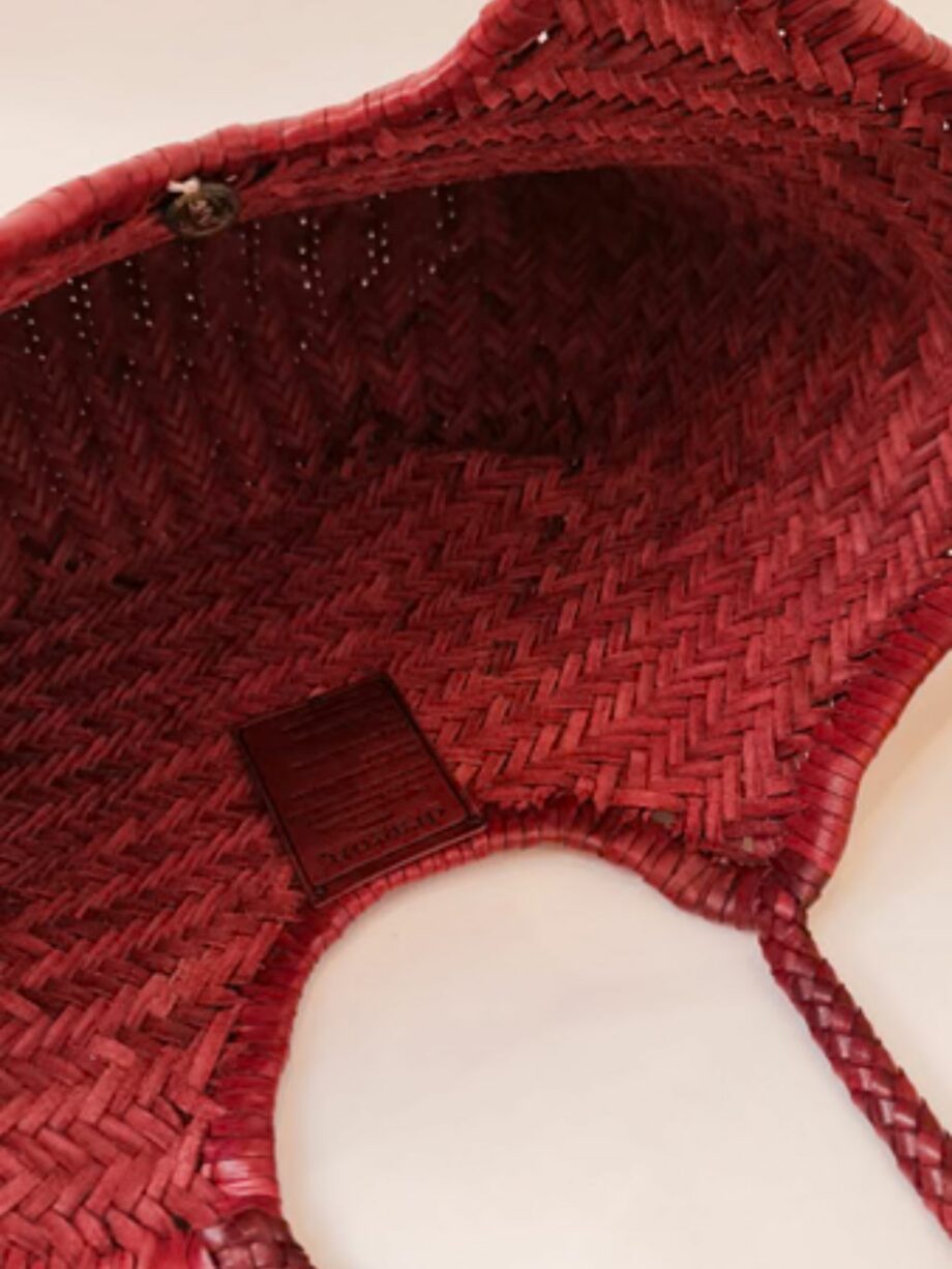 Bolso Nantucket Basket Big Bordeaux