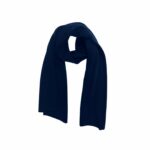 Bufanda cashmere azul marino