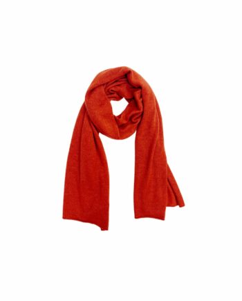 Bufanda cashmere naranja