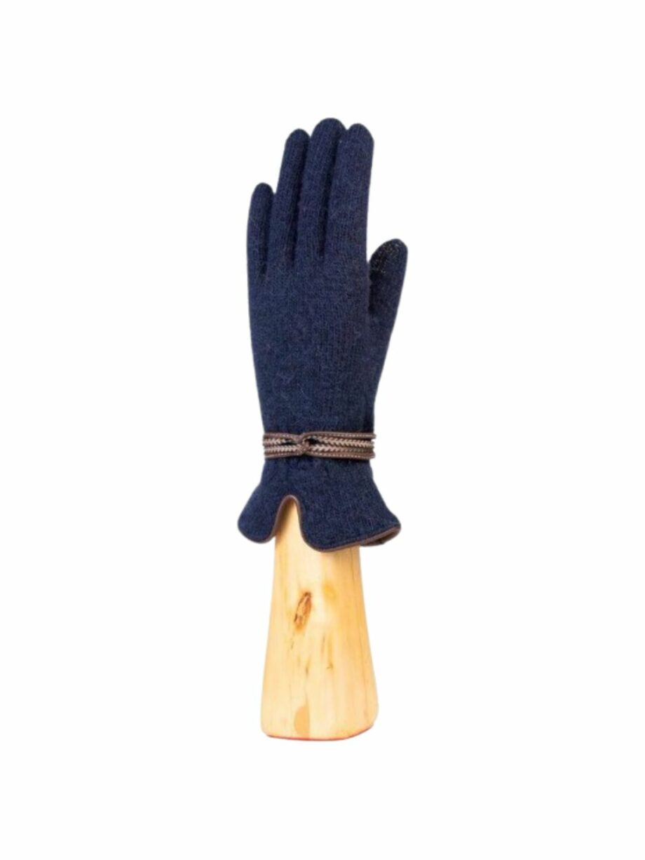 Guante angora Azul Marino