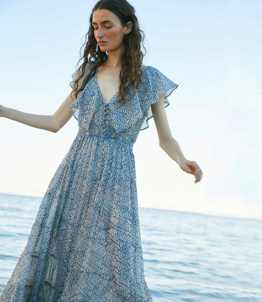 Vestido Bobin Azul