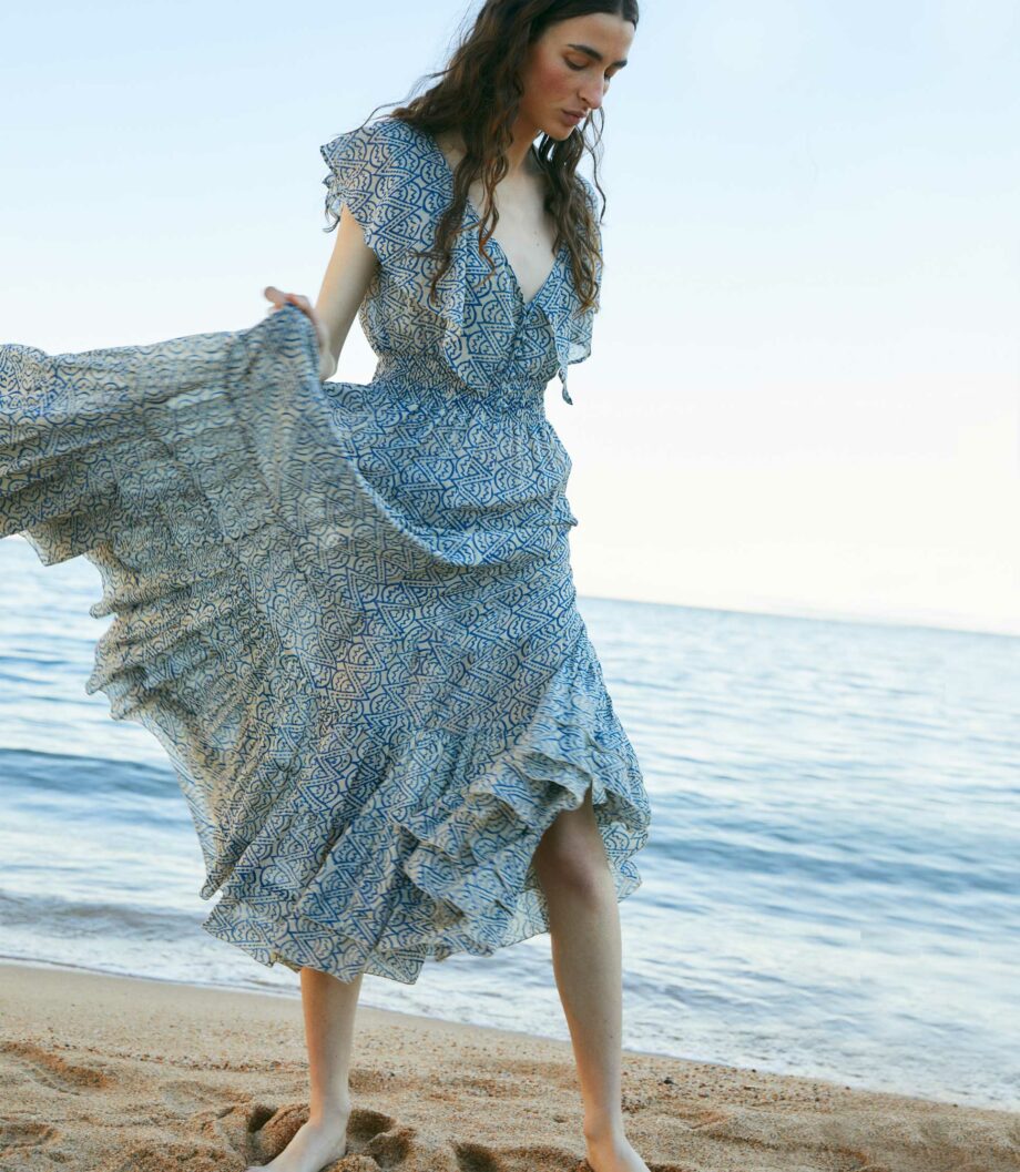 Vestido Bobin Azul