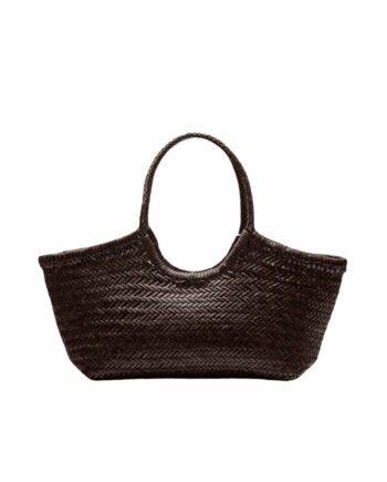 Bolso Nantucket Basket big marrón oscuro