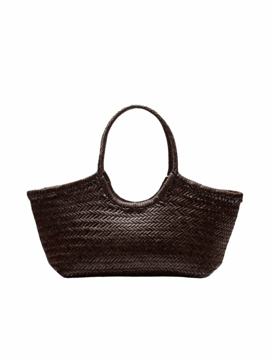 Bolso Nantucket Basket big marrón oscuro