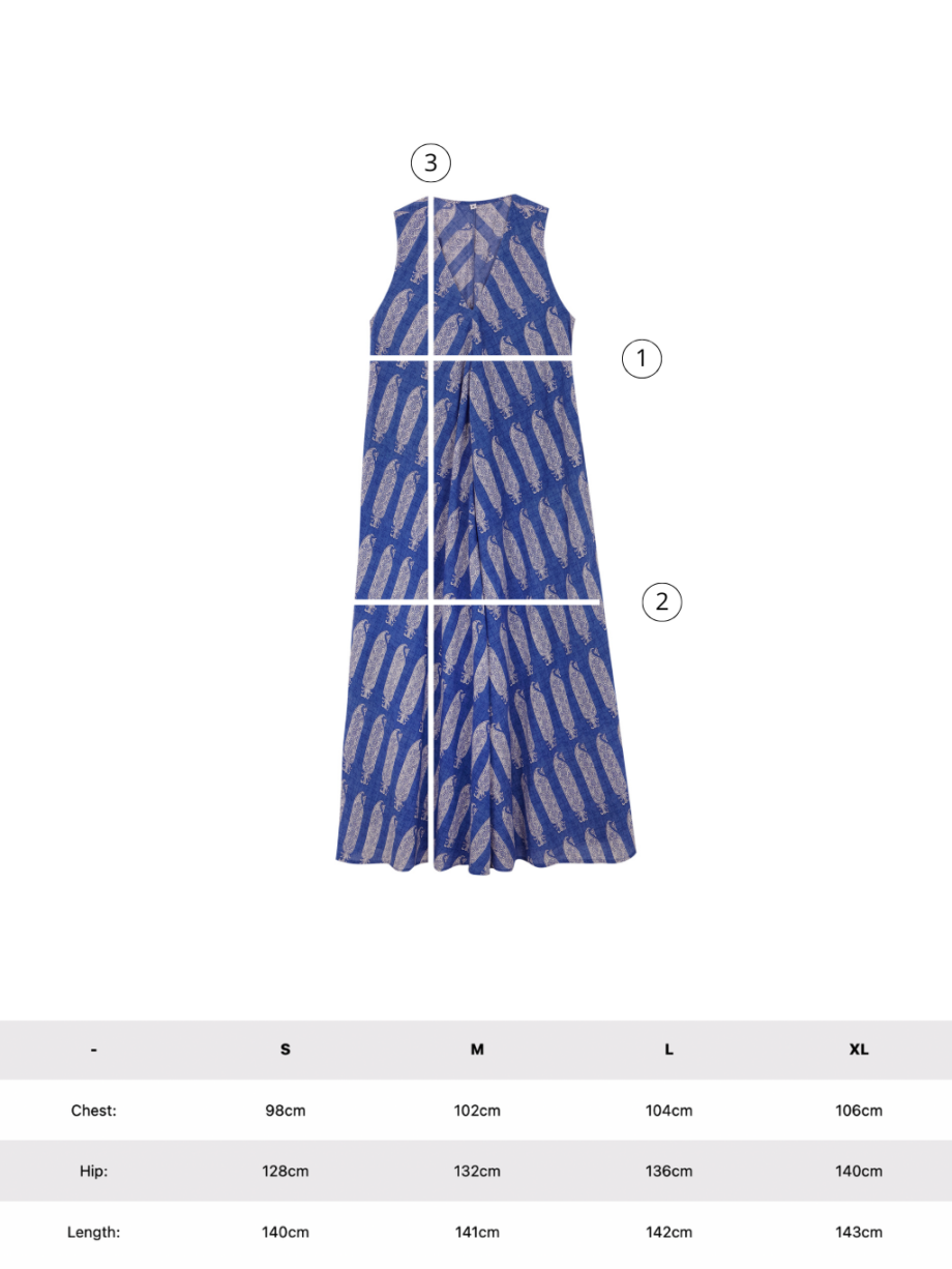 Vestido Milos Azul