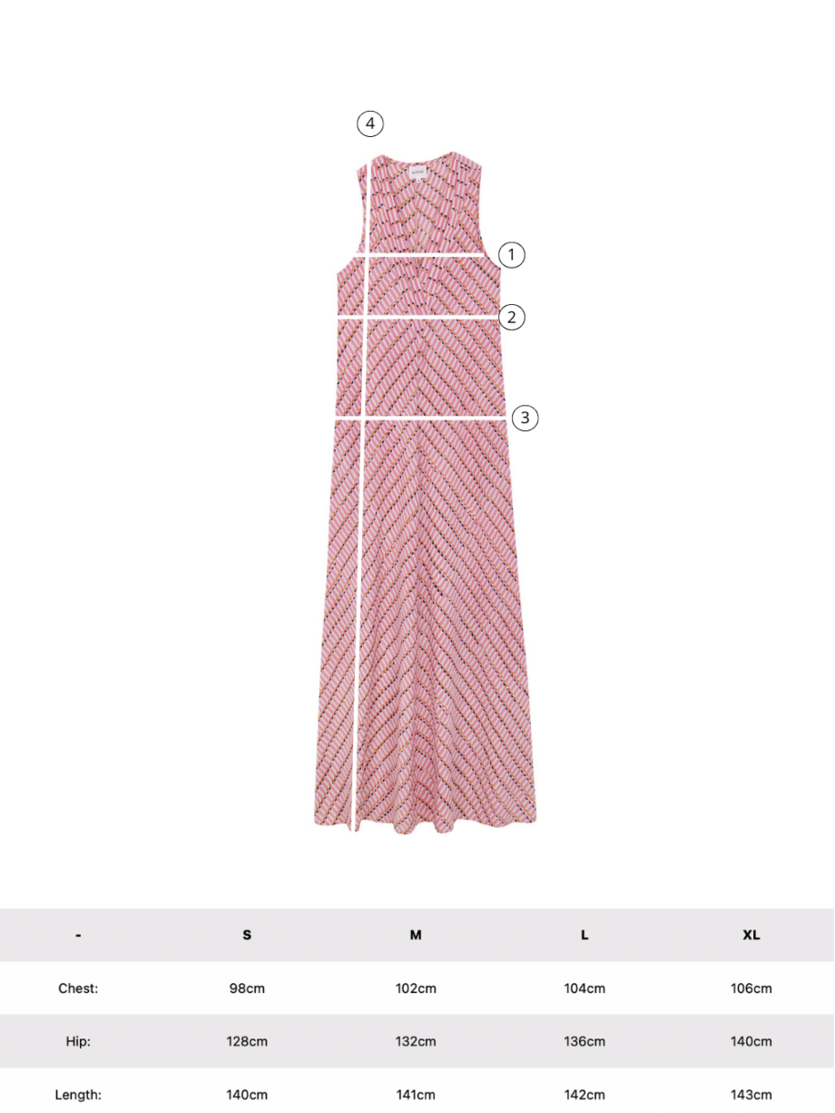Vestido Milos Rosa