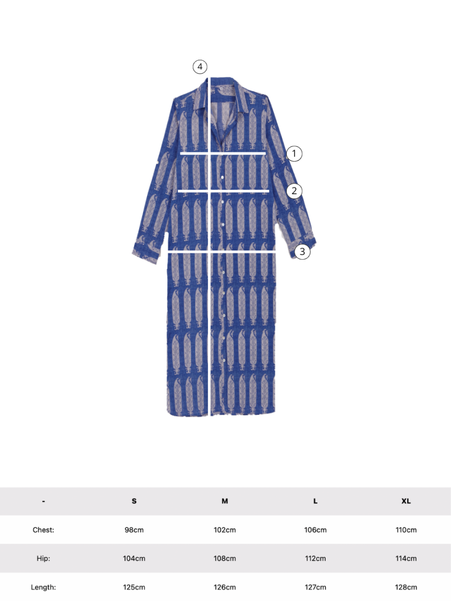 Vestido Patmos Azul