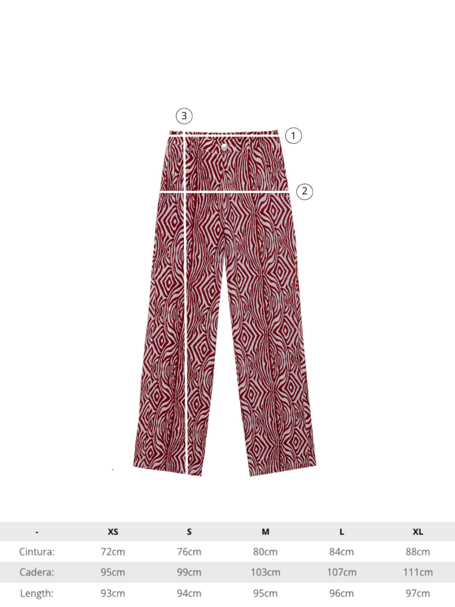 Pantalón estampado animal