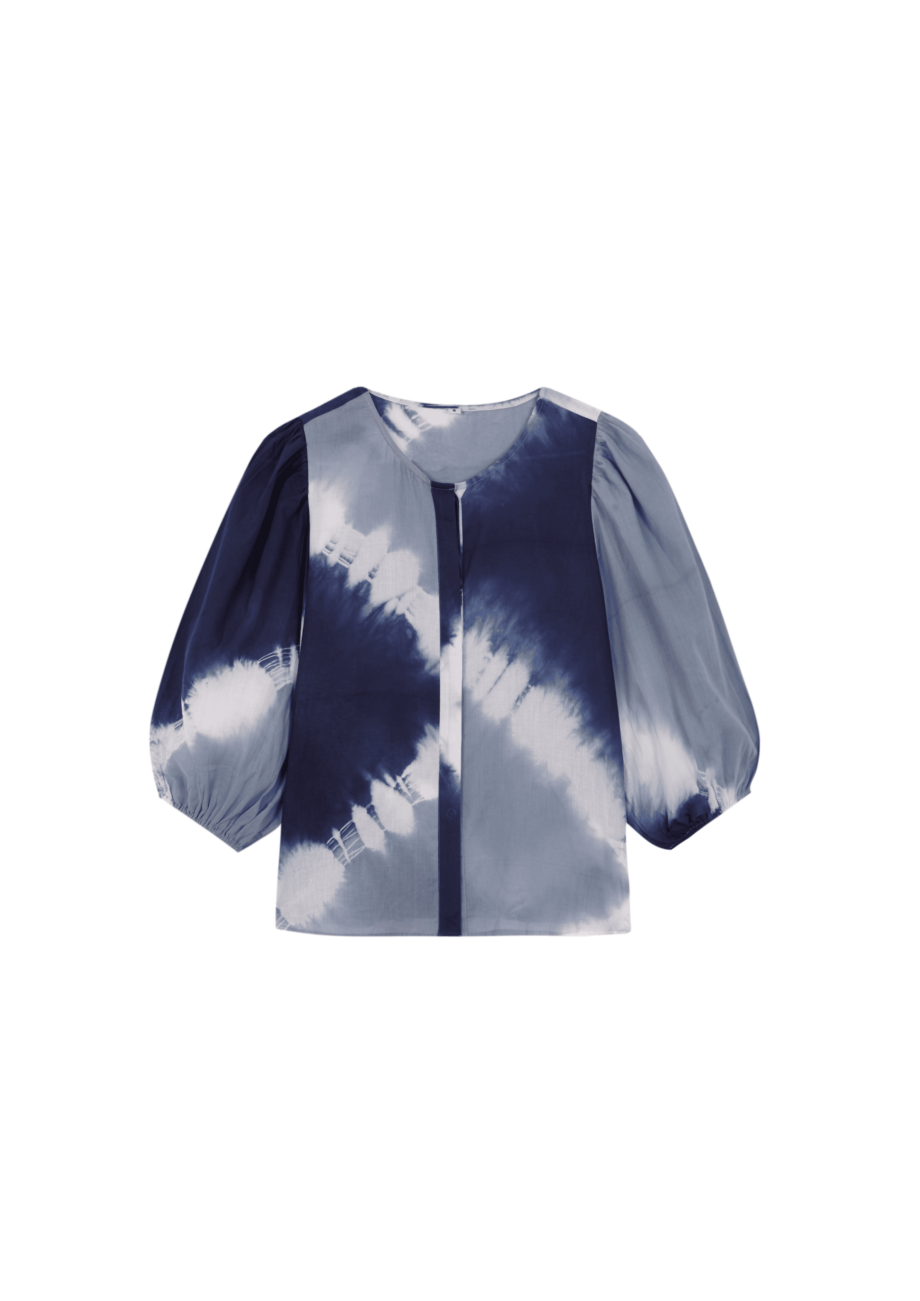 Blusa Anafati Tie Dye Azul