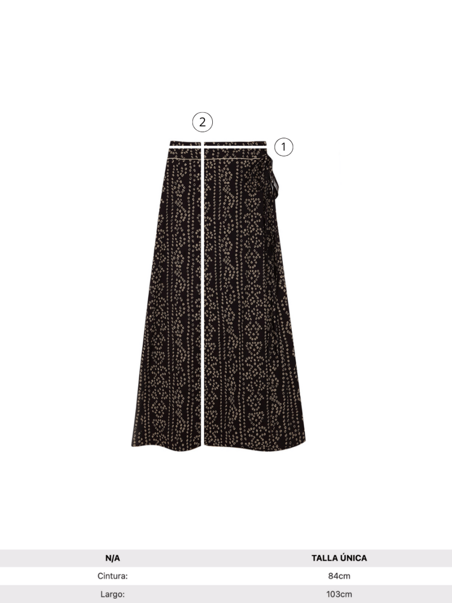 Falda Reversible Bhandej