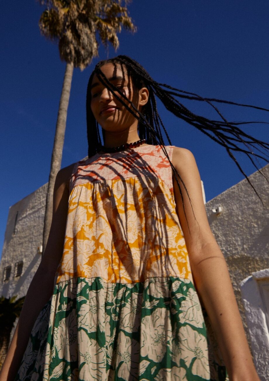 Maxi Vestido paneles Iris