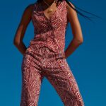 Pantalón estampado animal