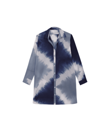 Camisero Corto Tie Dye Azul