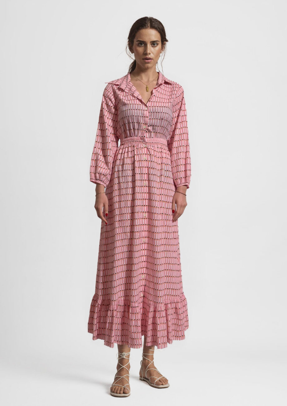 Vestido Lea Rosa
