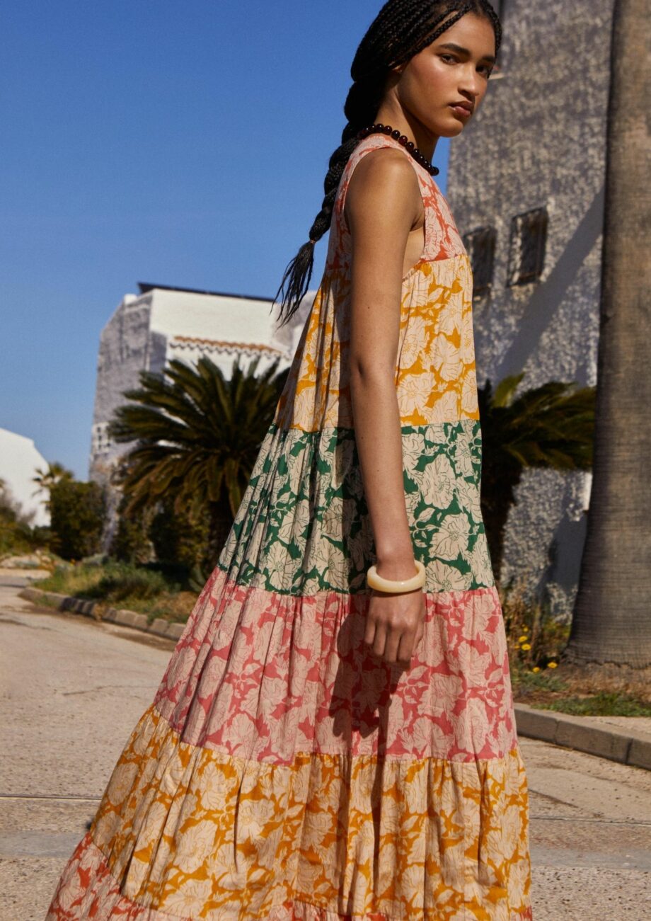 Maxi Vestido paneles Iris