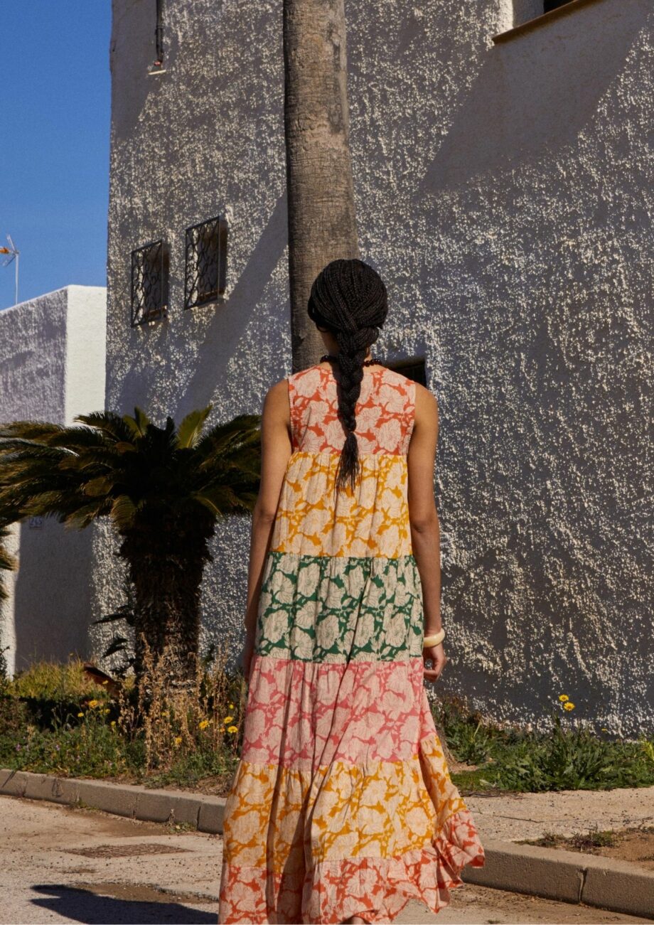 Maxi Vestido paneles Iris