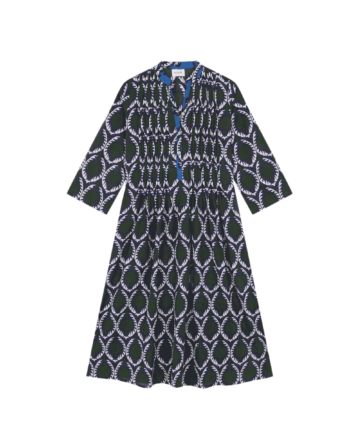 Vestido Pliegues Anaran Verde
