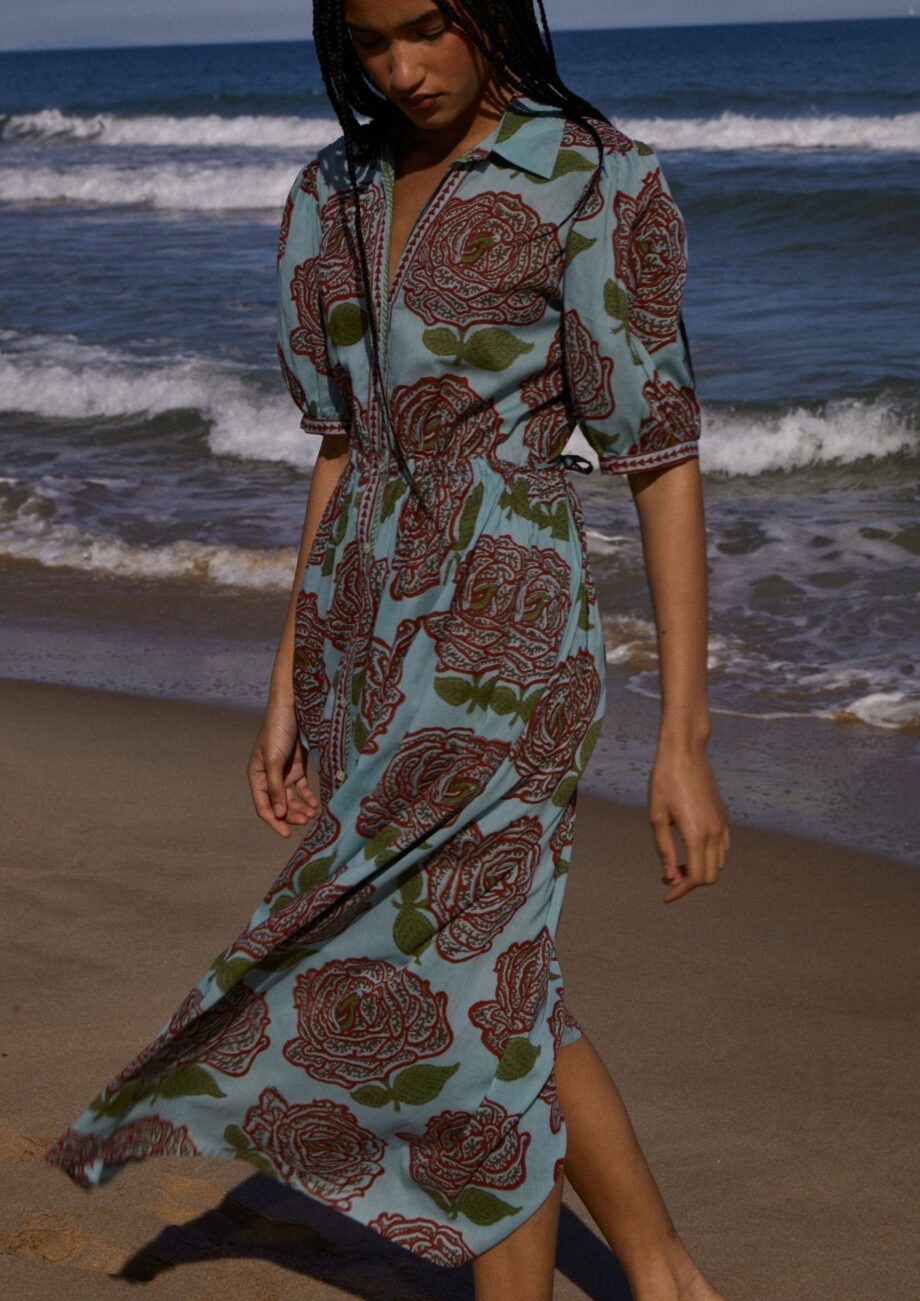 Vestido Capri Rosas