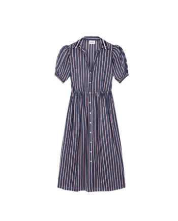 Vestido Capri Stripes Bordado