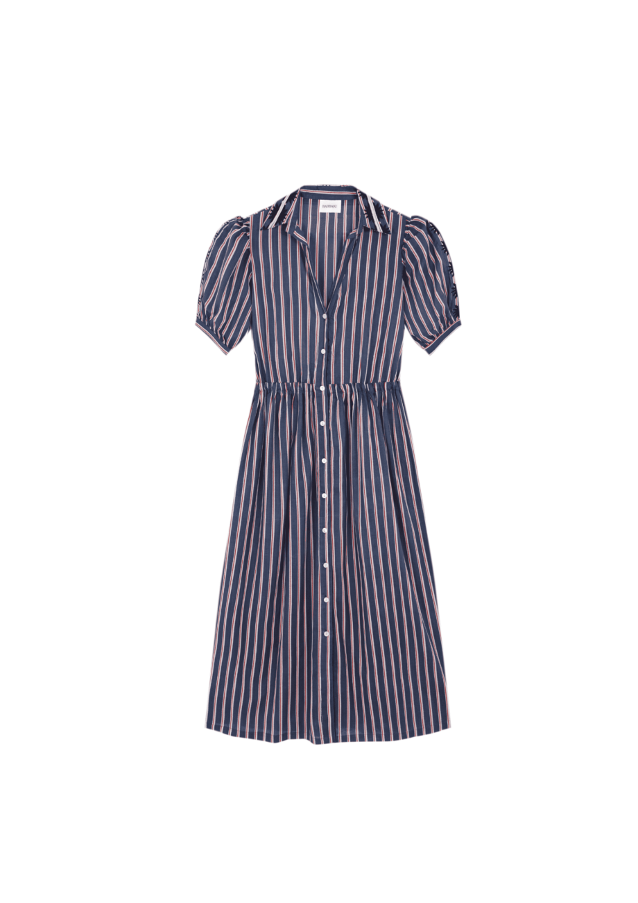 Vestido Capri Stripes Bordado
