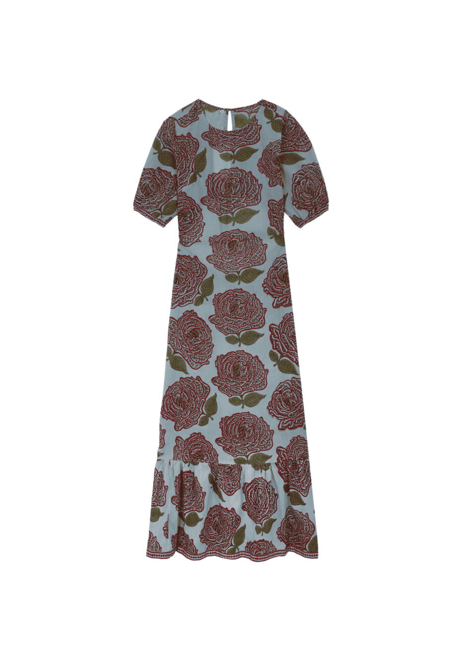 Vestido Arles Rosas