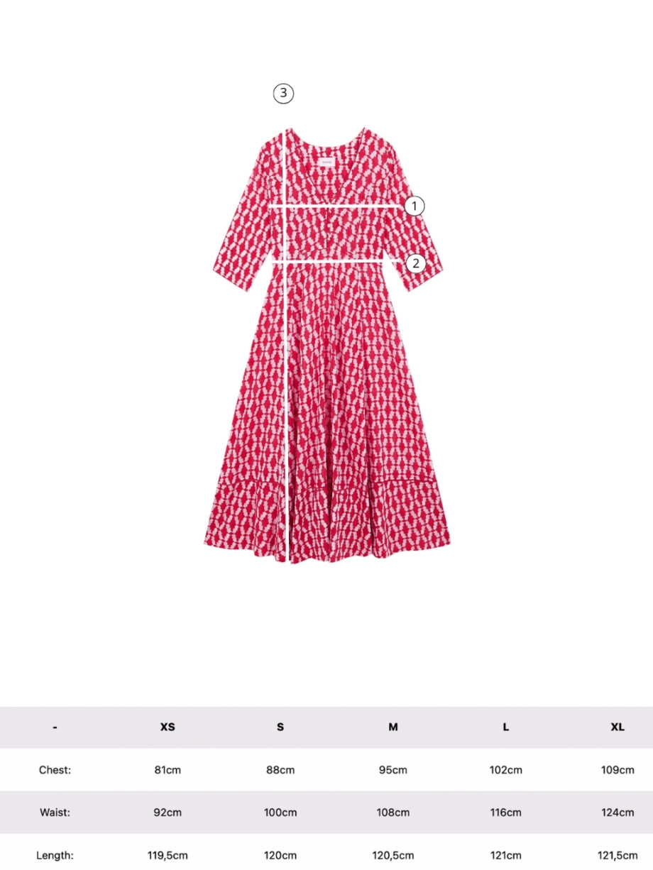 Vestido Tavira Coral