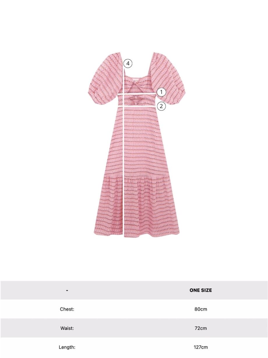 Vestido Cutouts Baby Pink