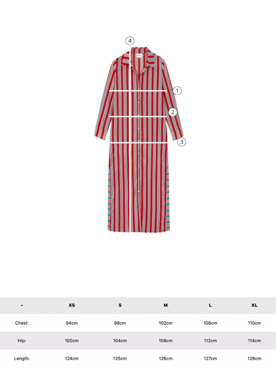 Vestido Patmos Riviera Stripes