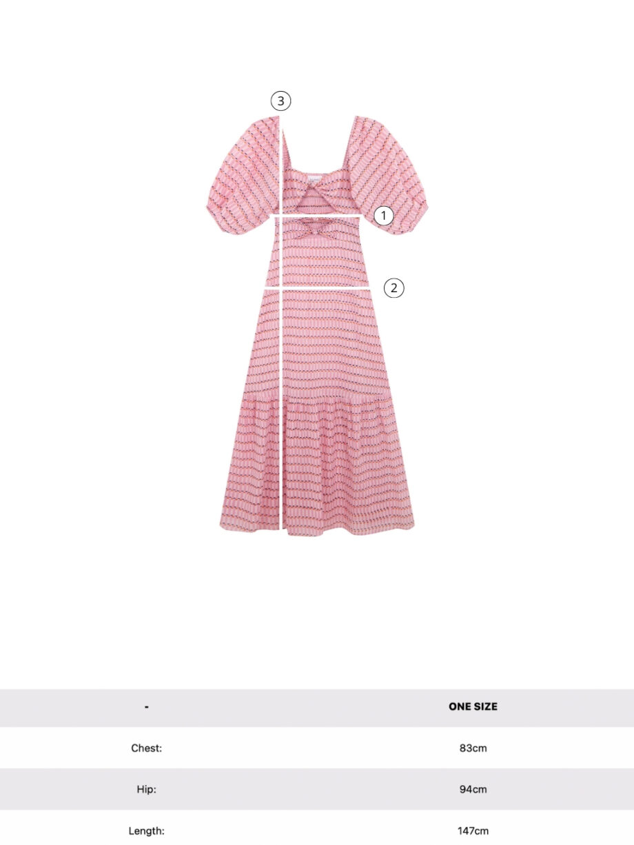 Vestido Cutouts Baby Pink