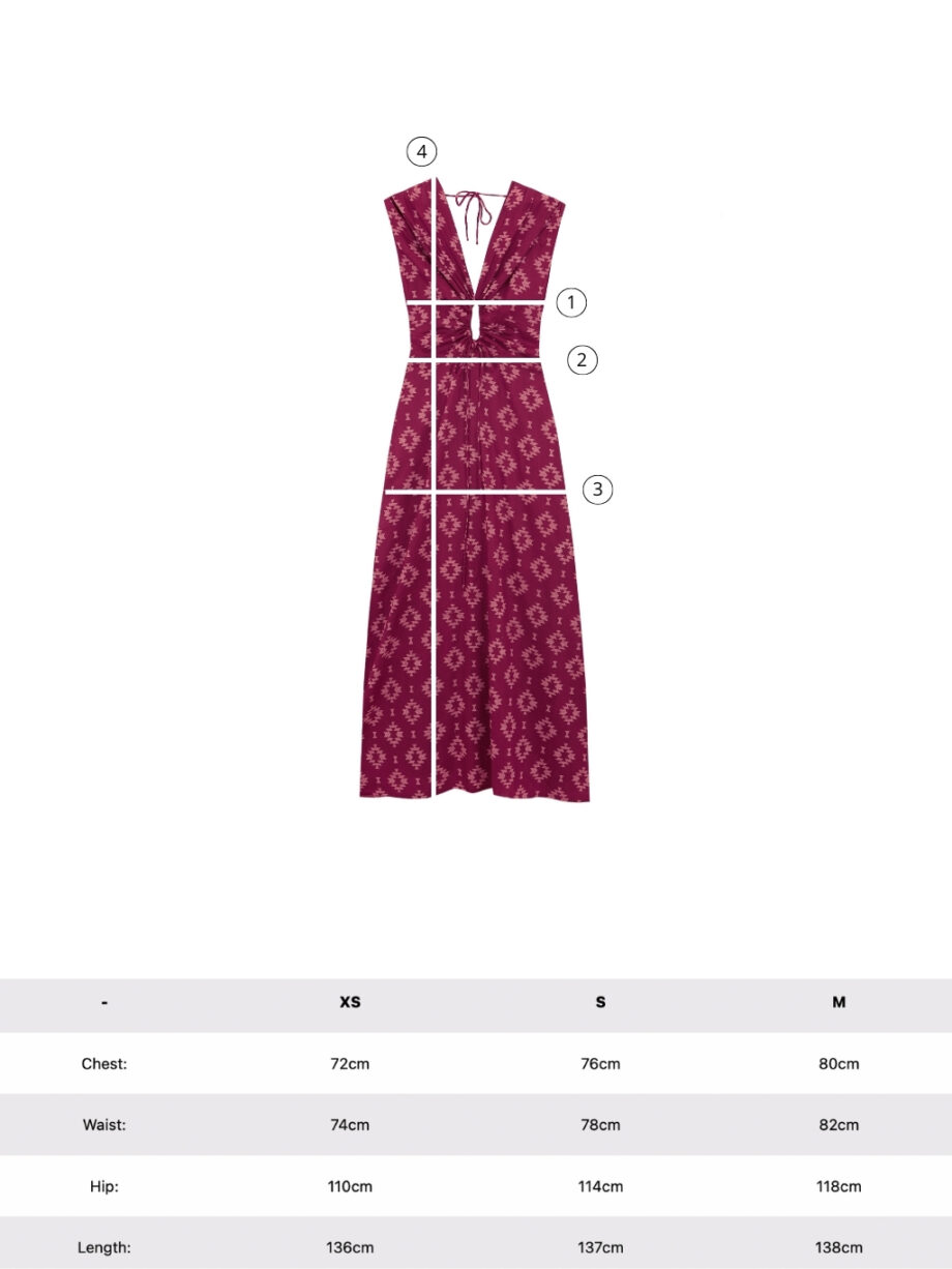 Vestido Rodas Burdeos