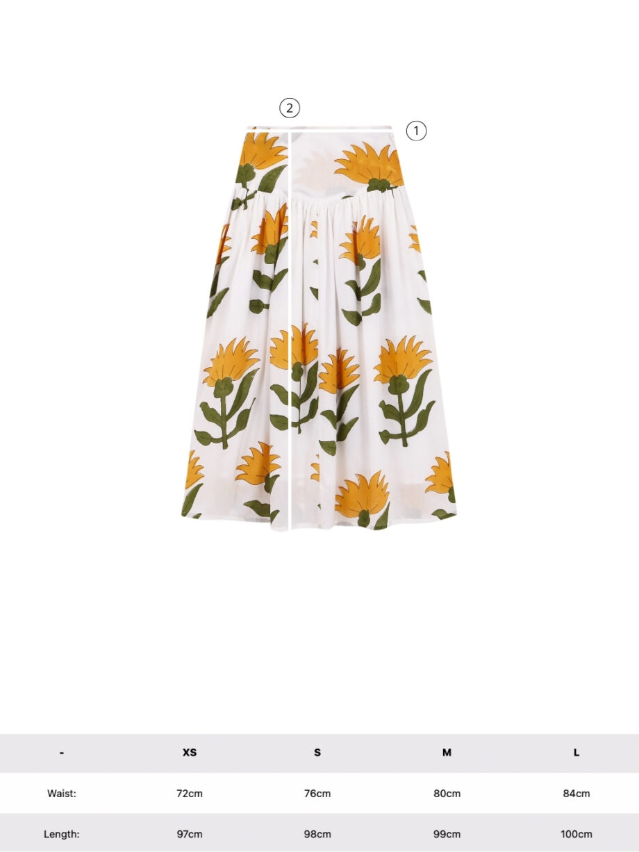 Falda Sunflowers