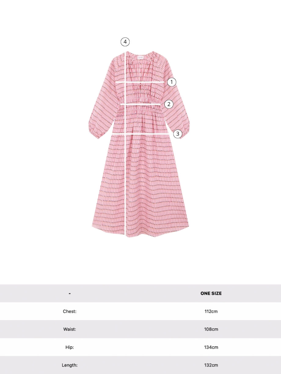Robe Froncée Rose