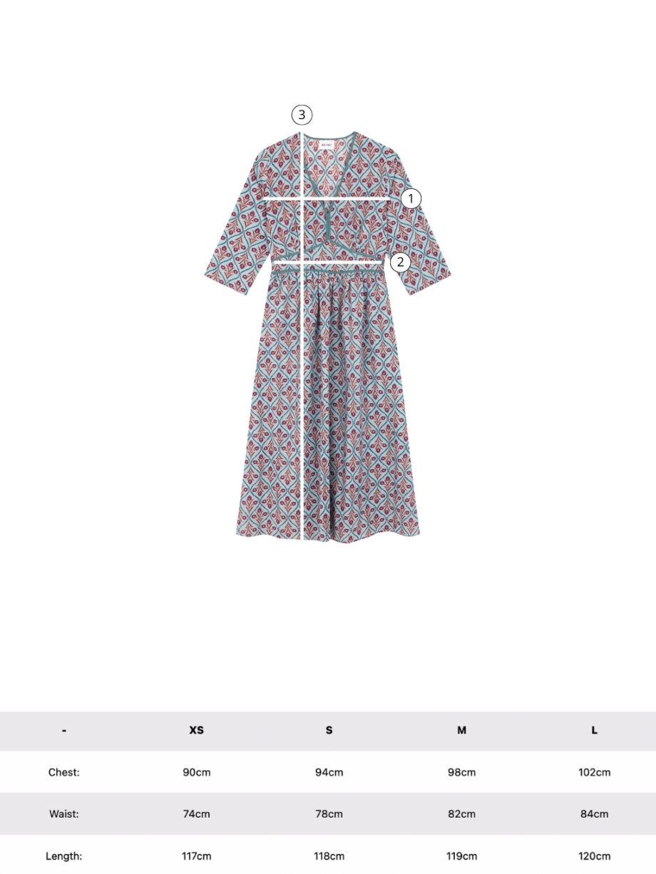 Vestido midi Hindi