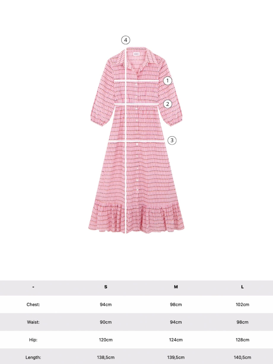 Vestido Lea Rosa