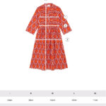 Vestido Pliegues Anaran Naranja