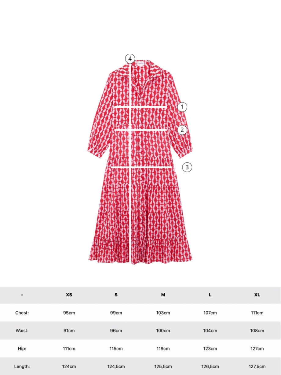 Vestido Kea Coral
