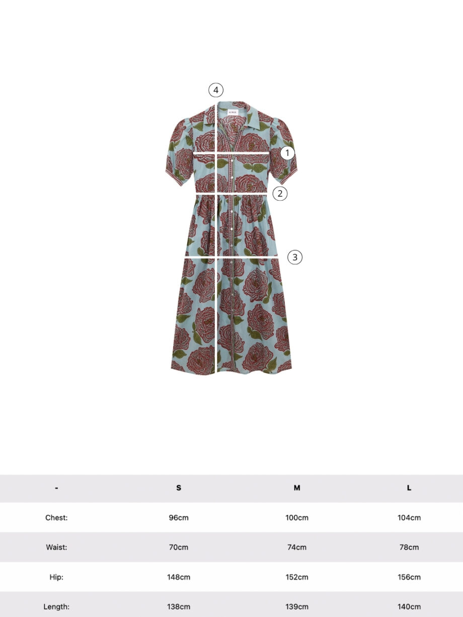 Vestido Capri Rosas