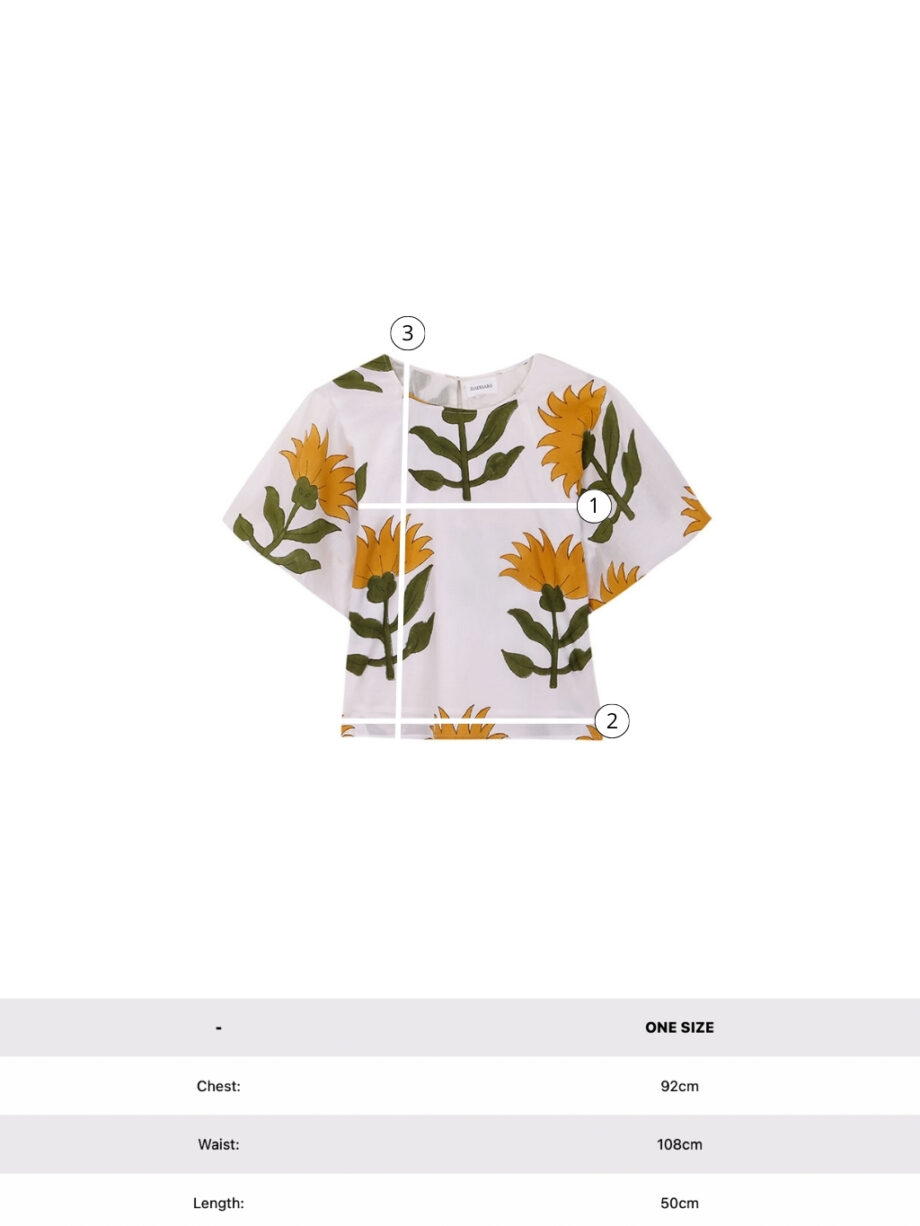 Blusa Bali Sunflowers