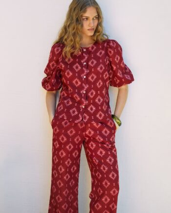Blusa Anafati Burdeos
