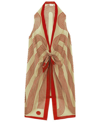 Chaleco Pareo Kaia Waves Rojo