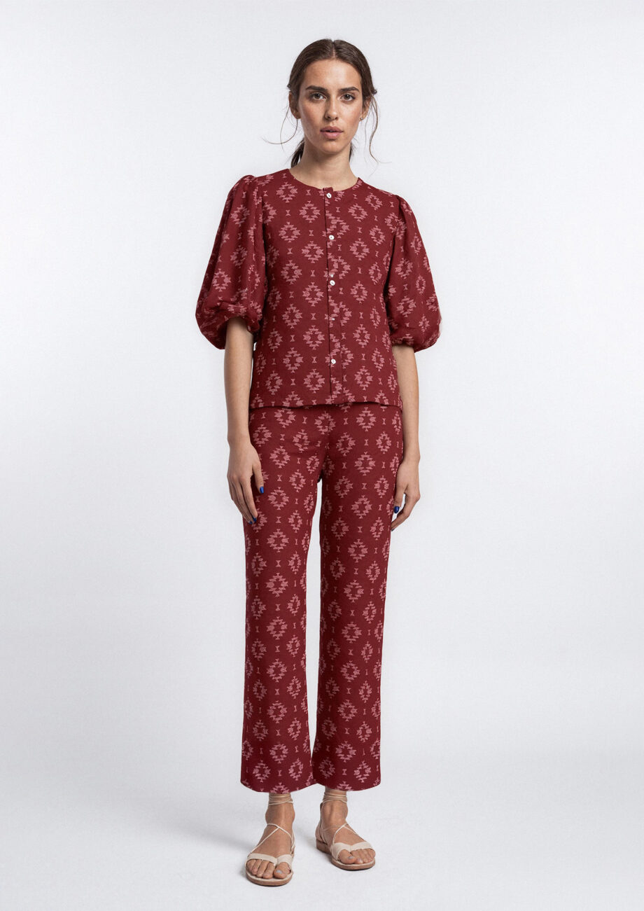 Pantalón Burdeos