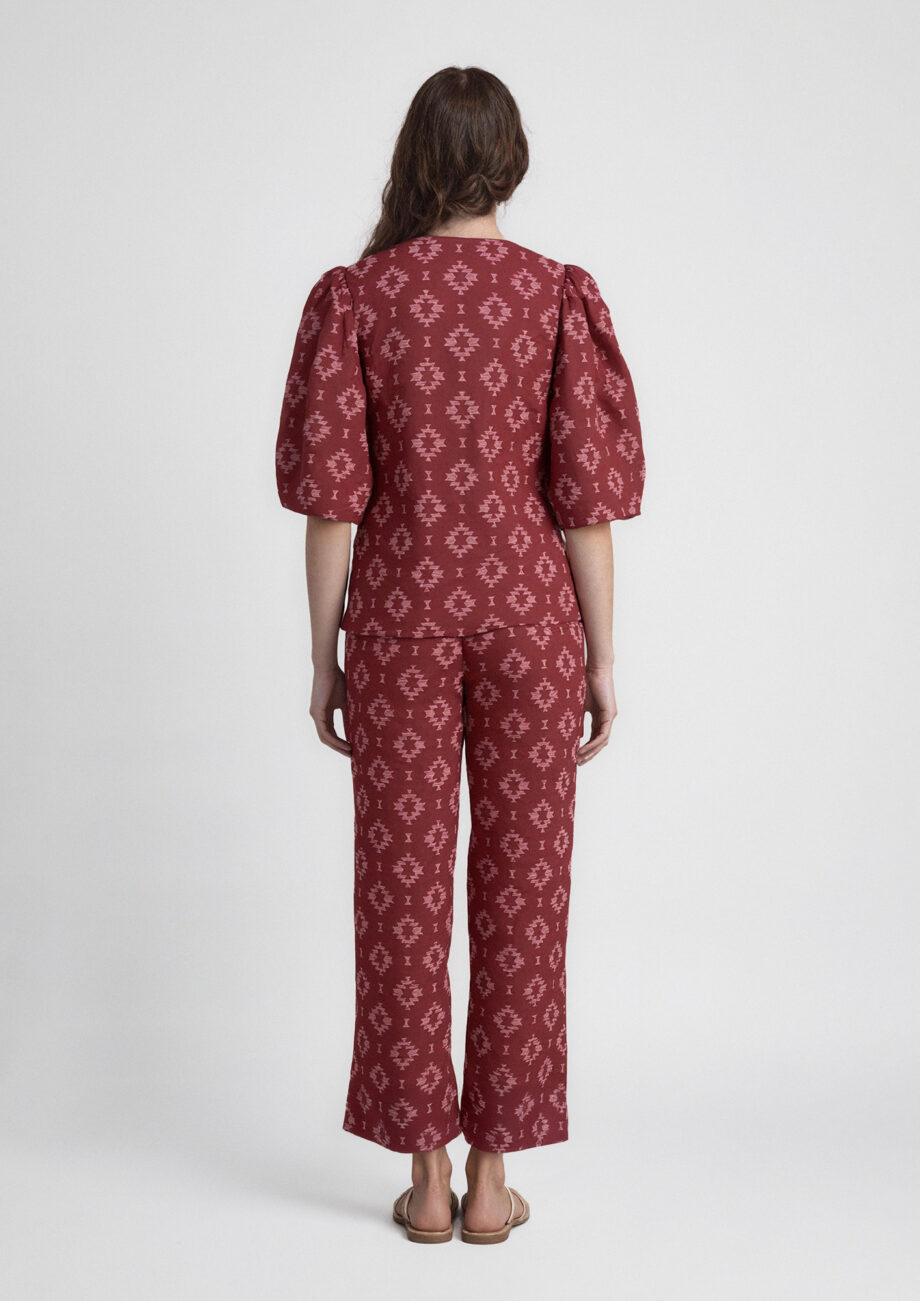 Pantalón Burdeos