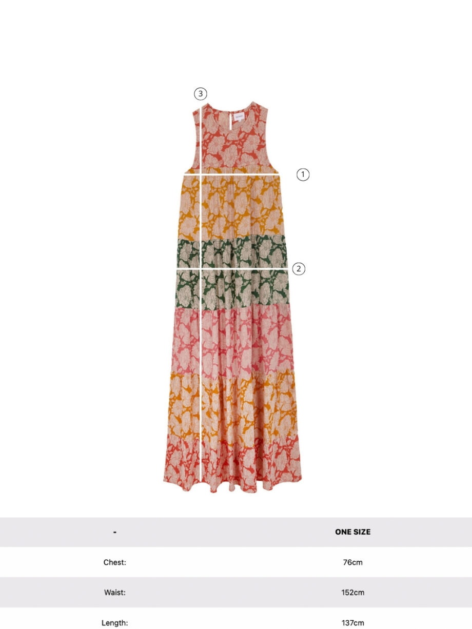 Maxi Vestido paneles Iris