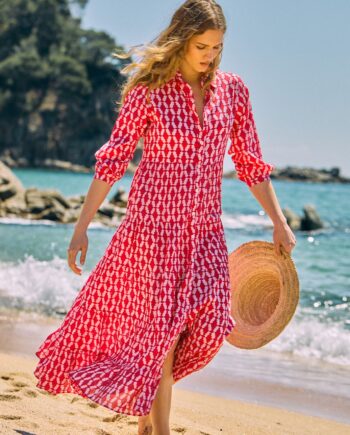 Vestido Kea Coral