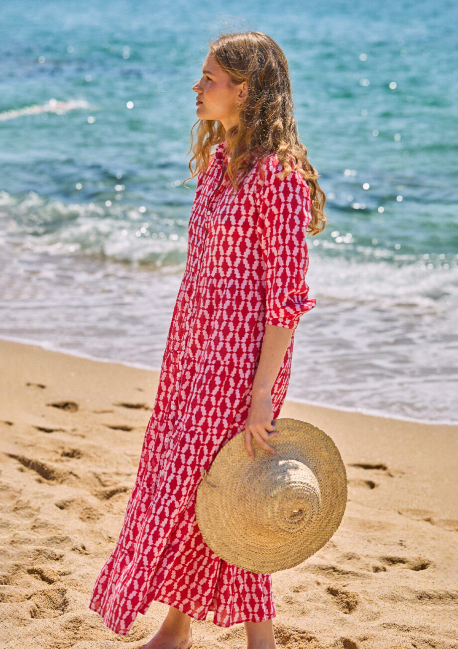 Vestido Kea Coral