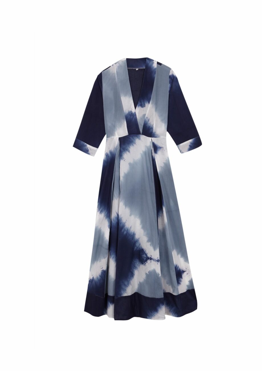 Vestido Alima Tie Dye Azul