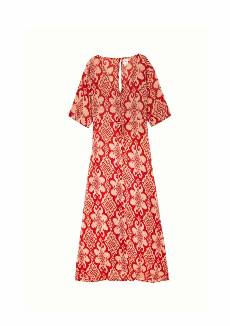 Vestido Midi Rina Ikat
